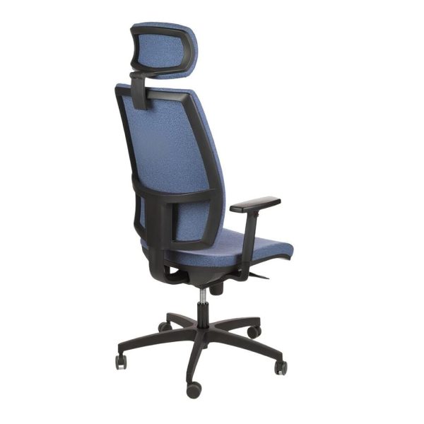 The breathable mesh back promotes airflow, keeping you cool during extended work hours