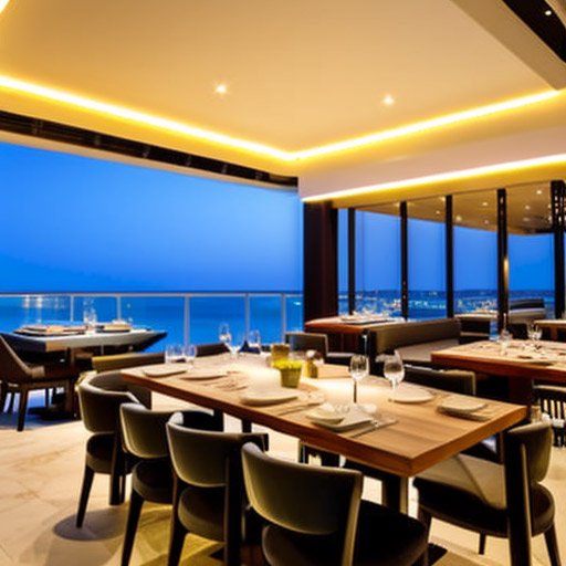 The use of industrial-inspired materials, such as metal and distressed wood, give the restaurant furniture a trendy and edgy look.