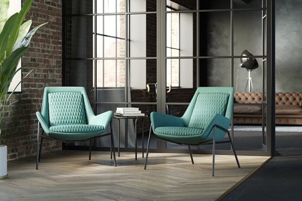 A cozy corner companion, our lounge chair offers respite in style.