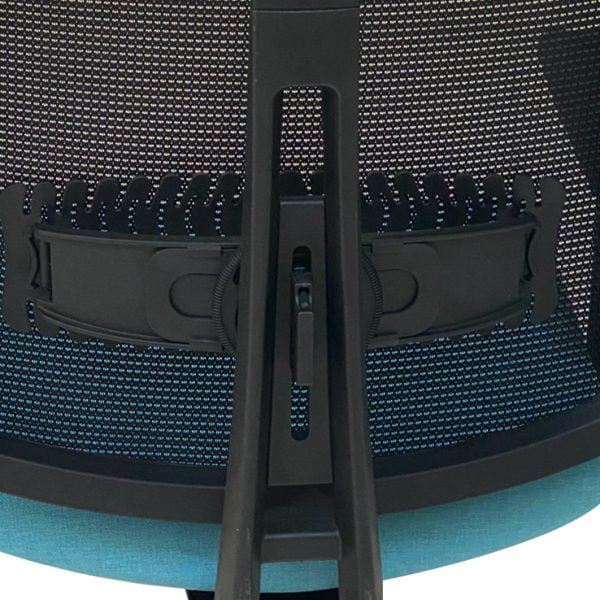 Adjustable tilt and tension office chair with reliable caster wheels.