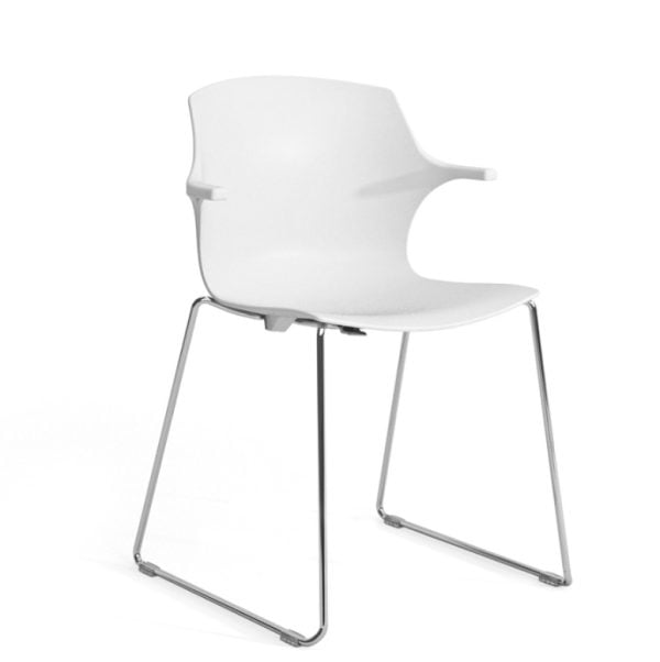 Contemporary guest chair with unique and modern design