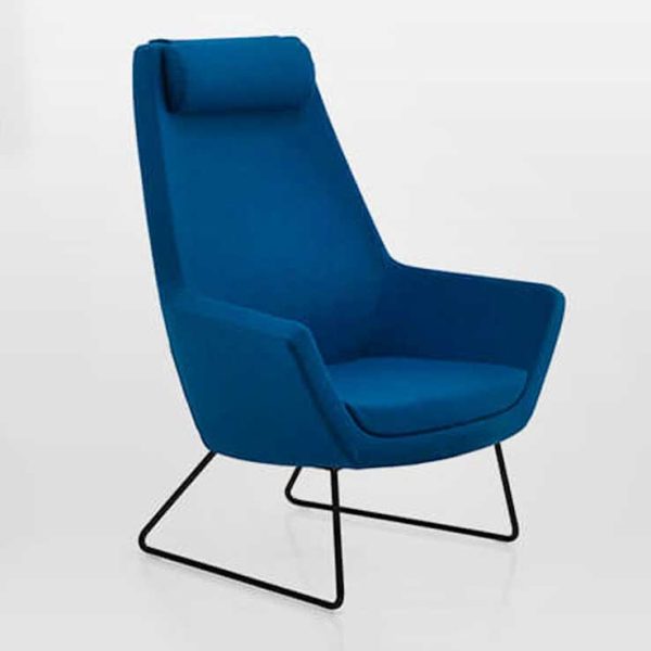 Experience the allure of our lounge chair, offering both comfort and visual appeal.