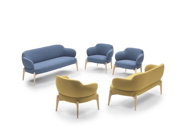 Immerse yourself in the realm of design excellence with our armchair, boasting stylish legs.