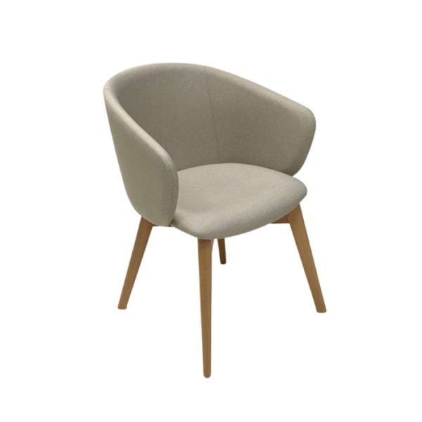 Leather office chair with sleek and professional appearance