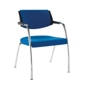 Low-back office chair with minimal support for casual use