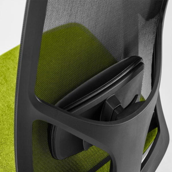 Modern and comfortable office chair on wheels to boost productivity.