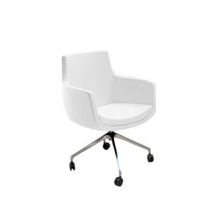 Rolling office chair with smooth movement for easy mobility