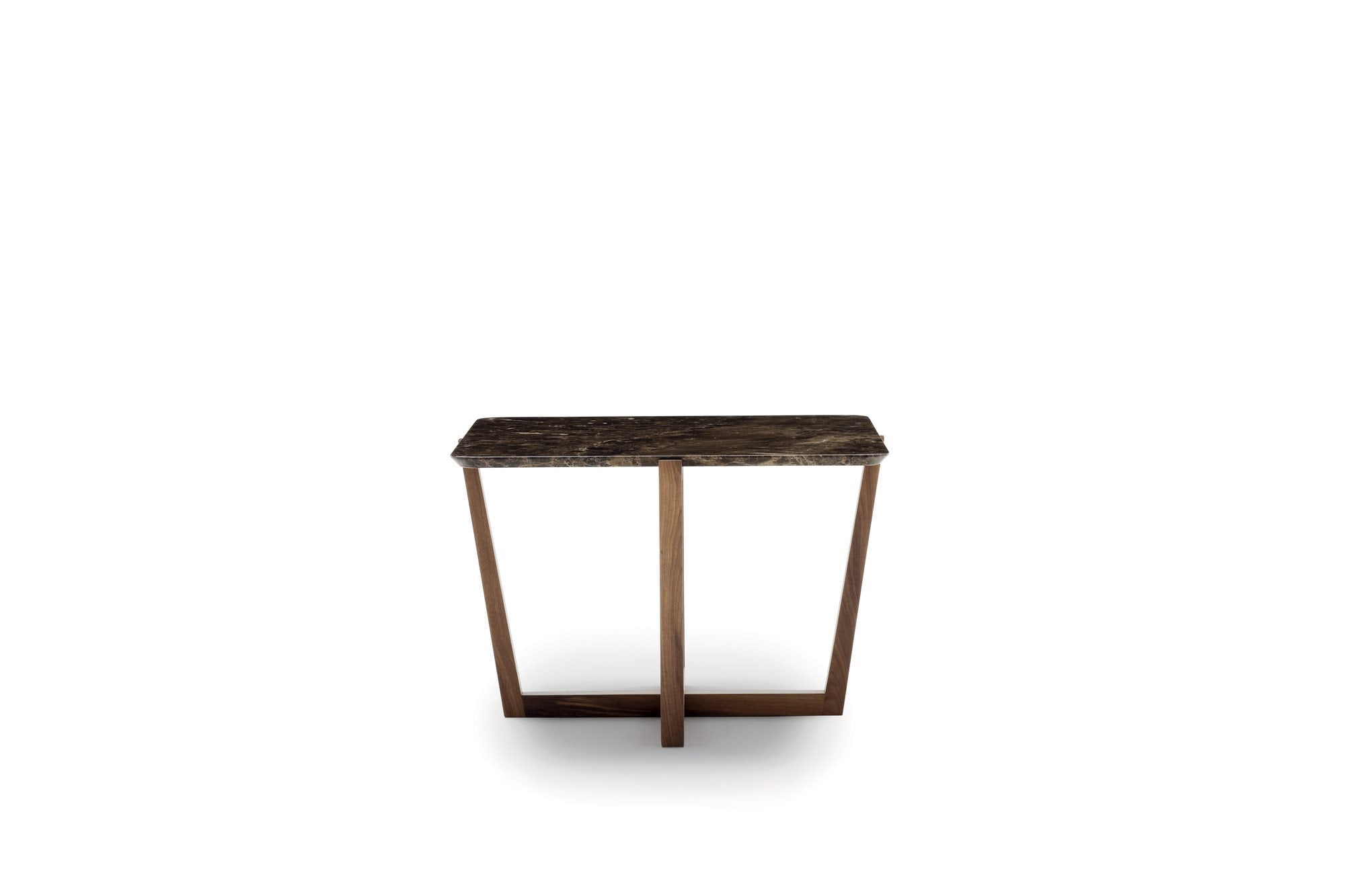 The Woodland Stone Coffee Table is a perfect blend of natural and modern design elements, featuring a sleek square marble top and a sturdy wood