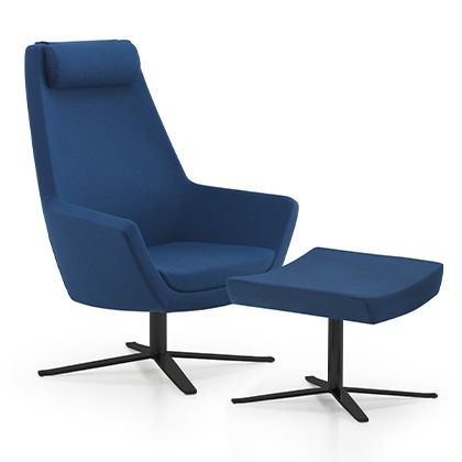 armchair, offering both comfort and aesthetics.