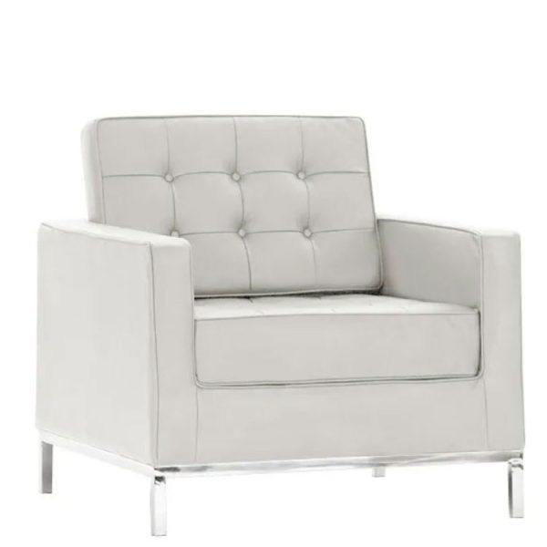white armchair