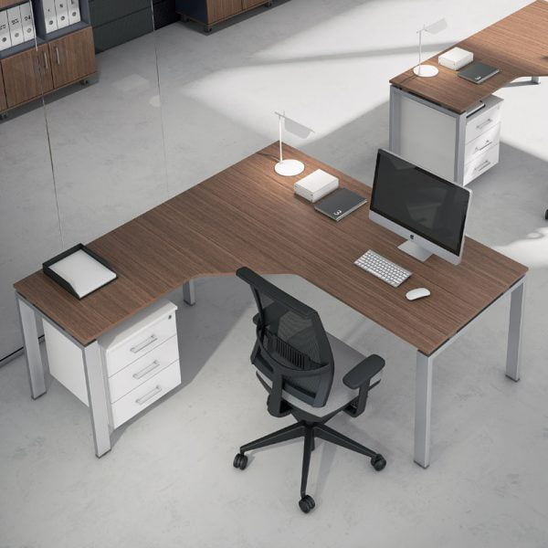 Corner office desk