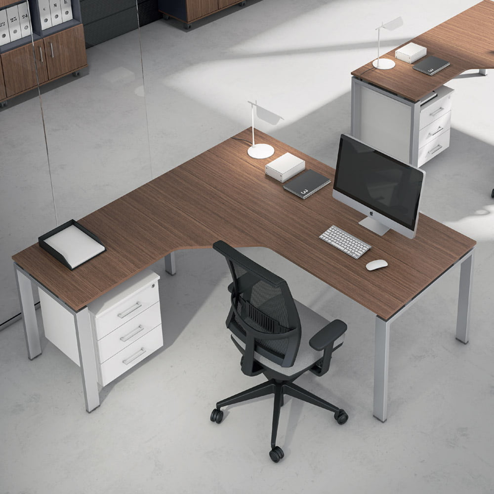 Corner office desk