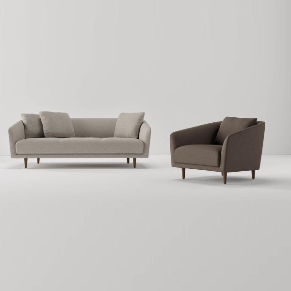 Sofa and armchair