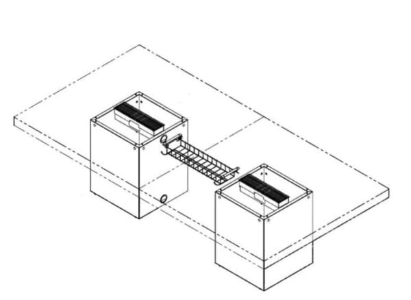The table dimensions
