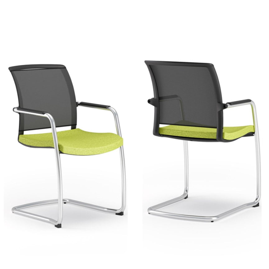 Visitor chair from from and back