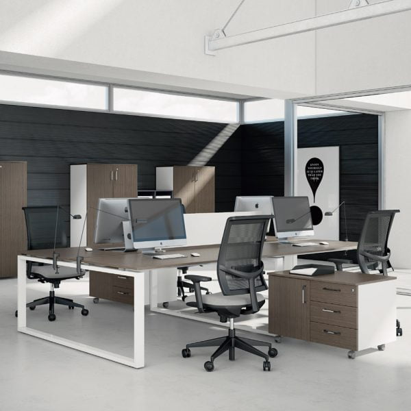 big worstation desk for 4 persons