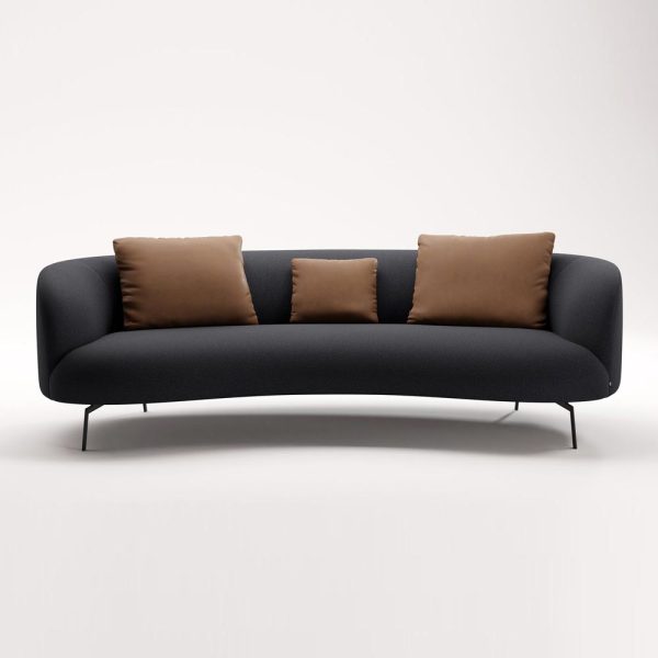 curved sofa
