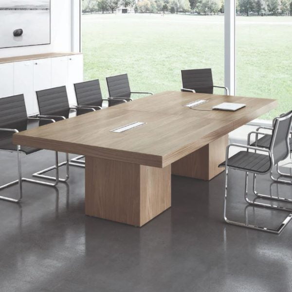meeting table, featuring a robust and visually impressive construction.