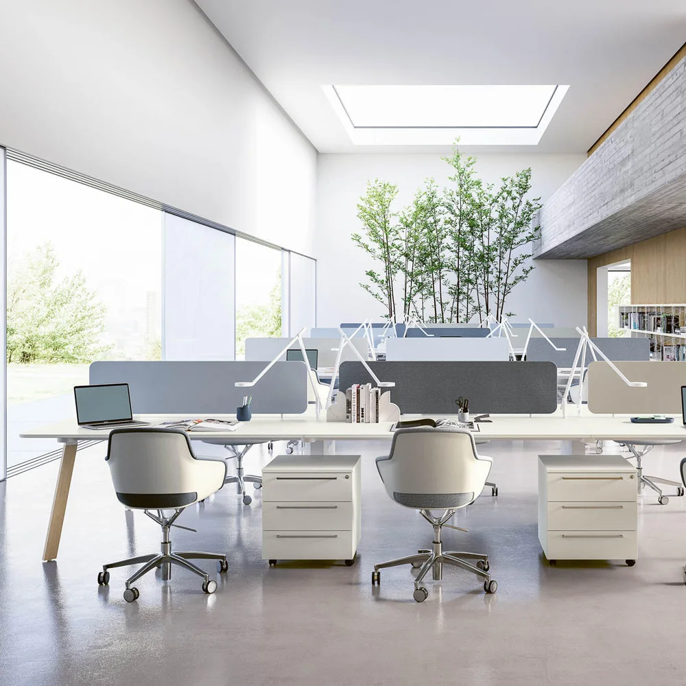 modern operational workstation desk