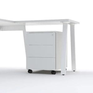 Simple drawer unut for staying under a desk