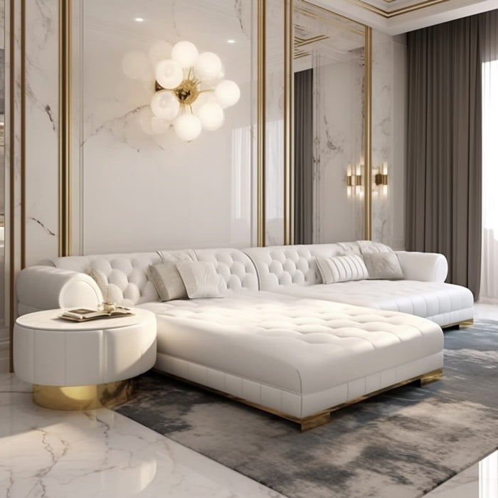 Very big luxury sofa bed for a large living room