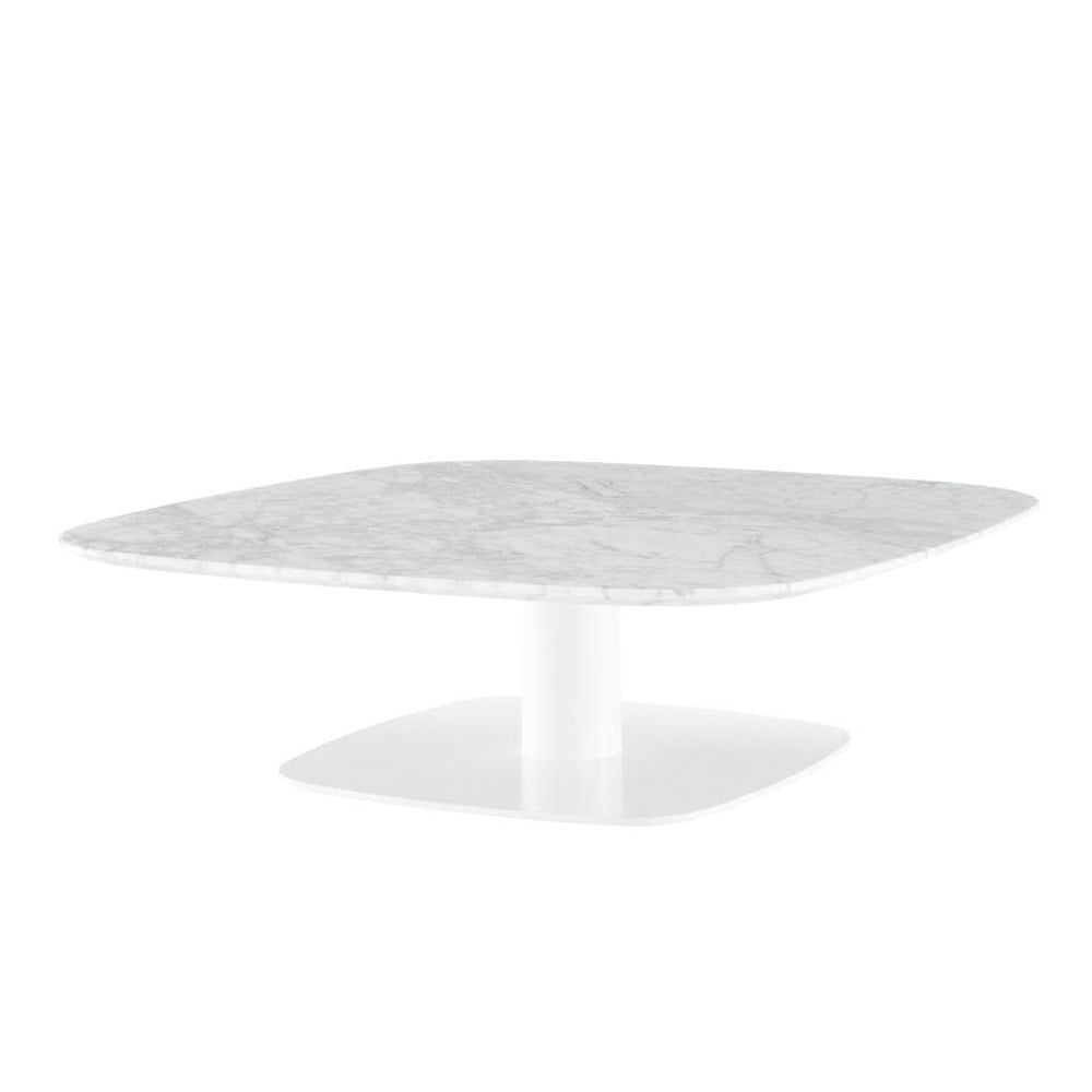 White marble top coffee table