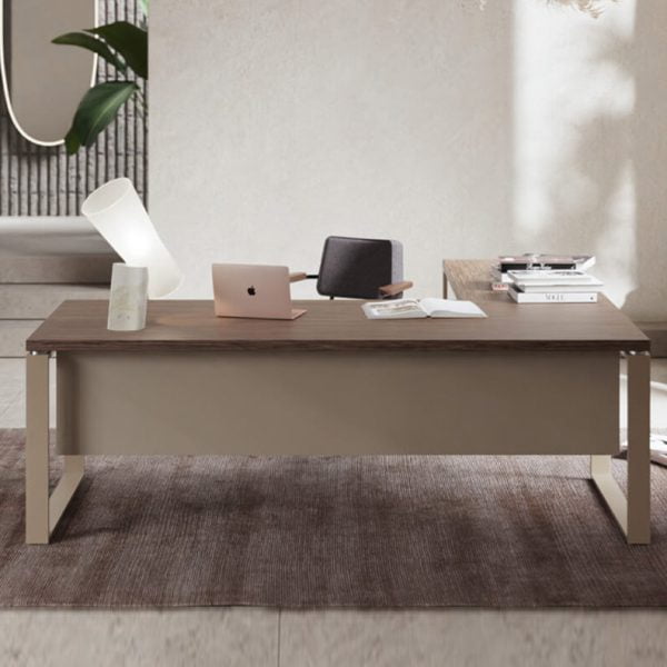 a sturdy and durable office desk, built to withstand the demands of managers and provide long-lasting reliability.