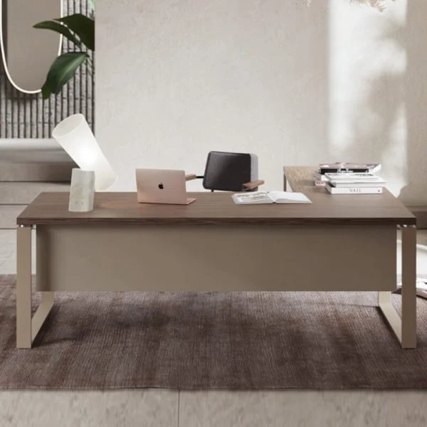 a sturdy and durable office desk, built to withstand the demands of managers and provide long-lasting reliability.