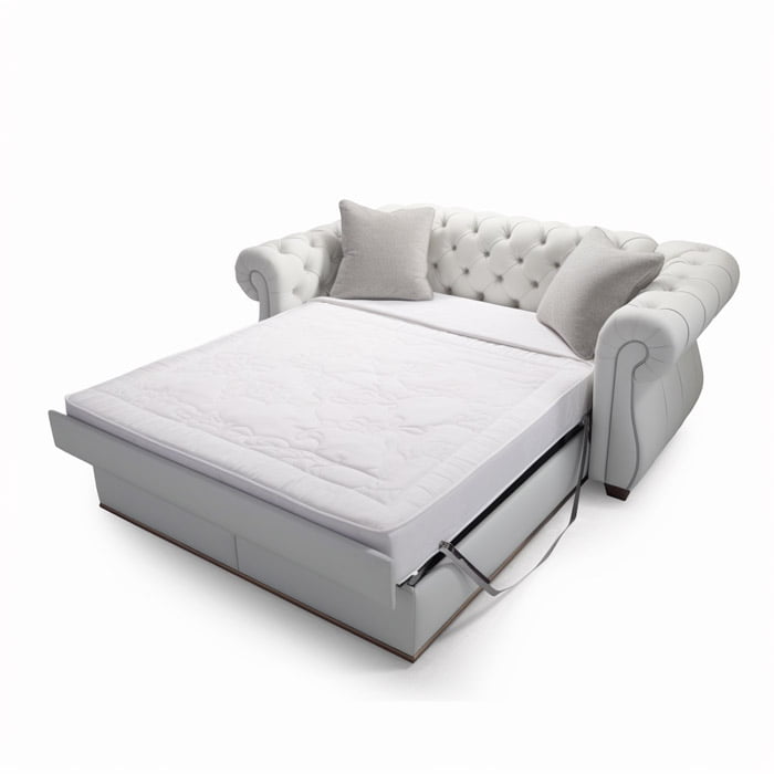 luxury sofa bed with classic capitone design