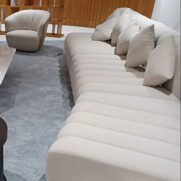 Curved shape sofa