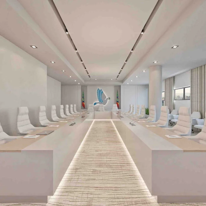 U-shaped Conference room table