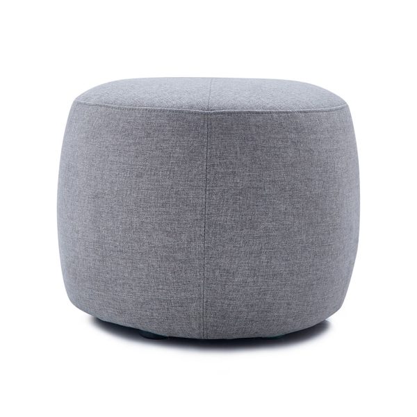 gray pouf