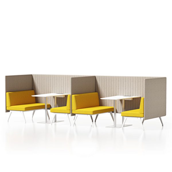 meeting booth with partitions