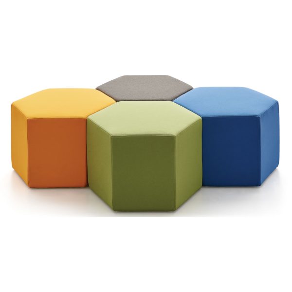 modular pentagon pouf