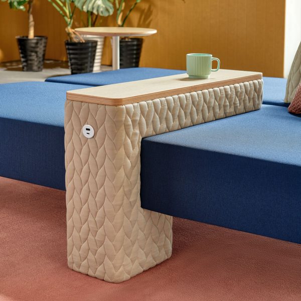 modular seating with build in sockets