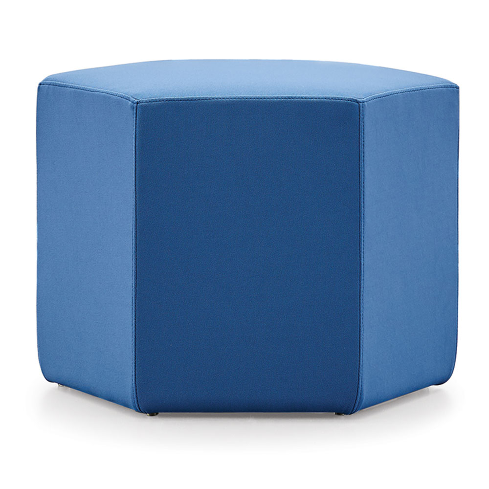 pentagon shaped pouf