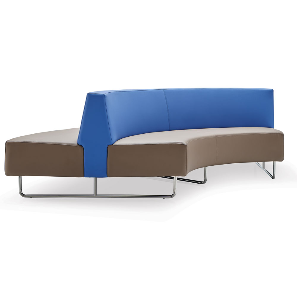 semi-circle sofa for hospitality