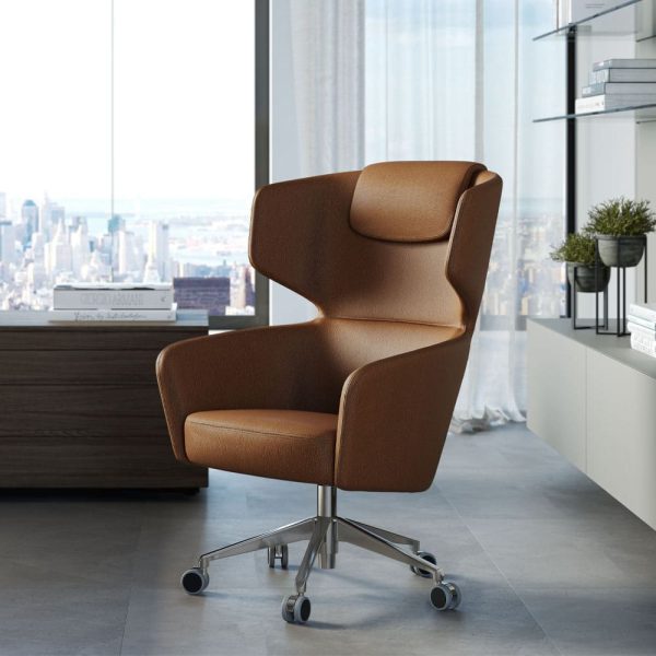 A comfortable chair ideal for lounging