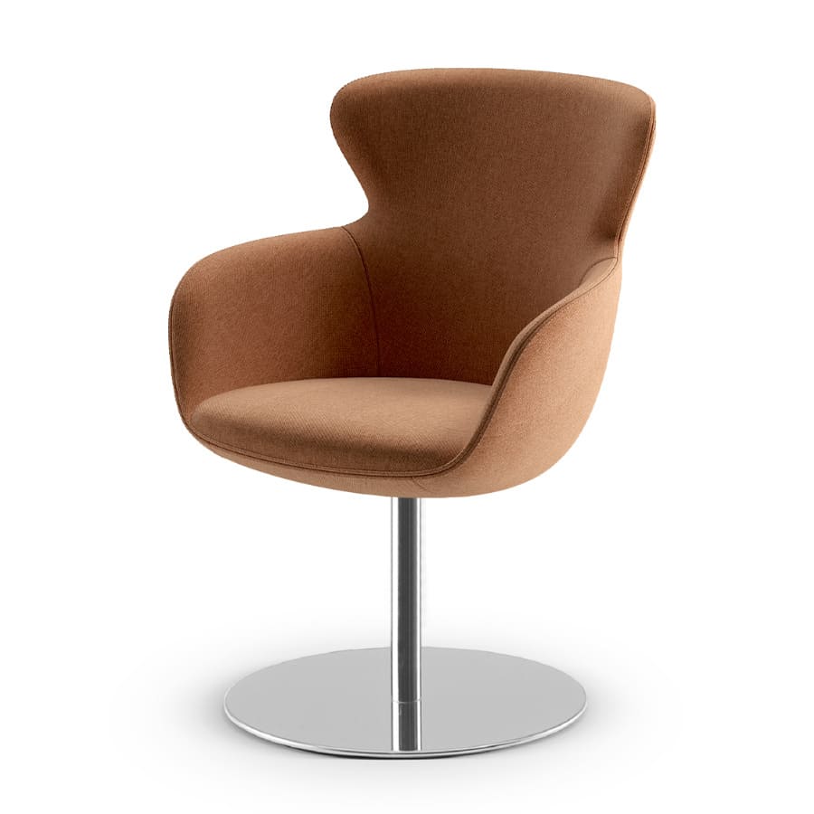 Cozy armchair with a modern design
