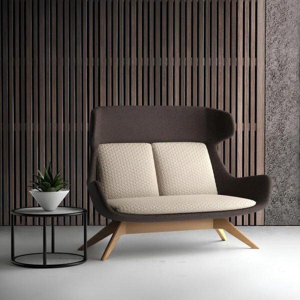 Eye-catching design with plush comfort.