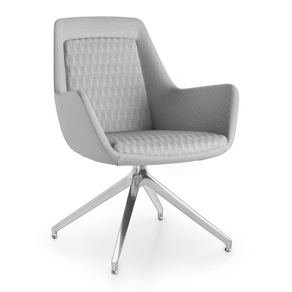 Sleek design with a subtle quilted pattern
