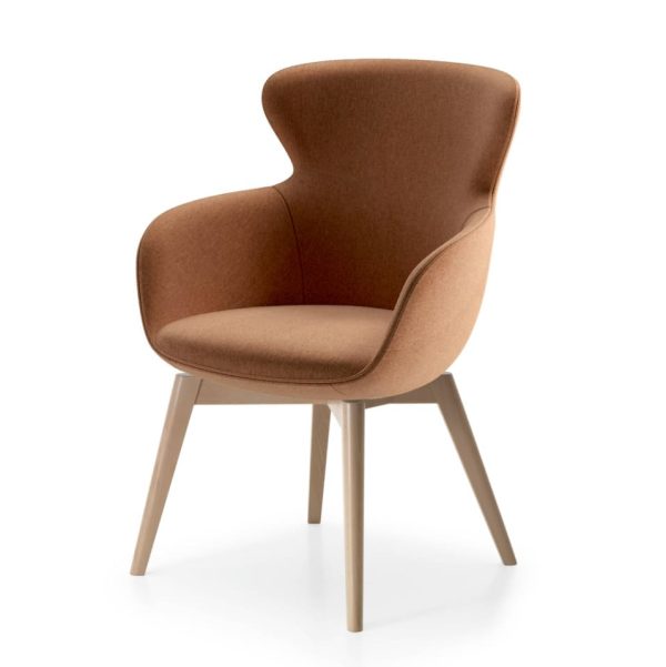 Smooth fabric with a sturdy wooden frame