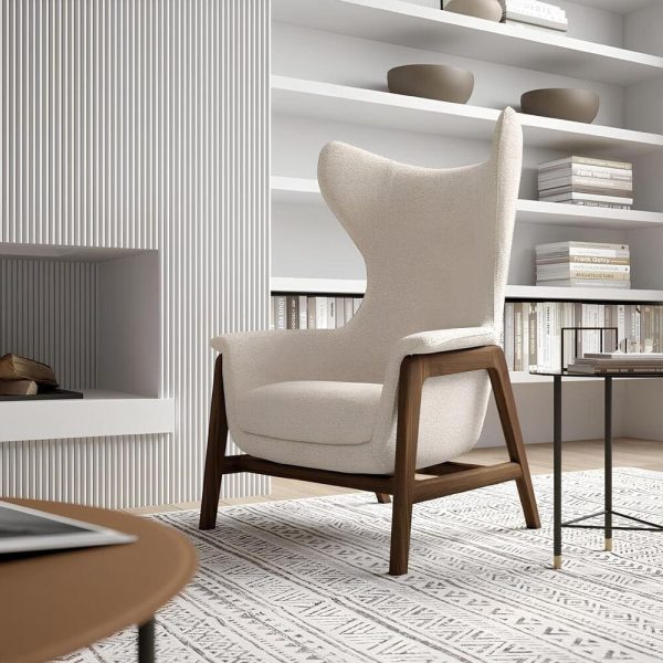 The comfortable seat makes lounging a pleasure