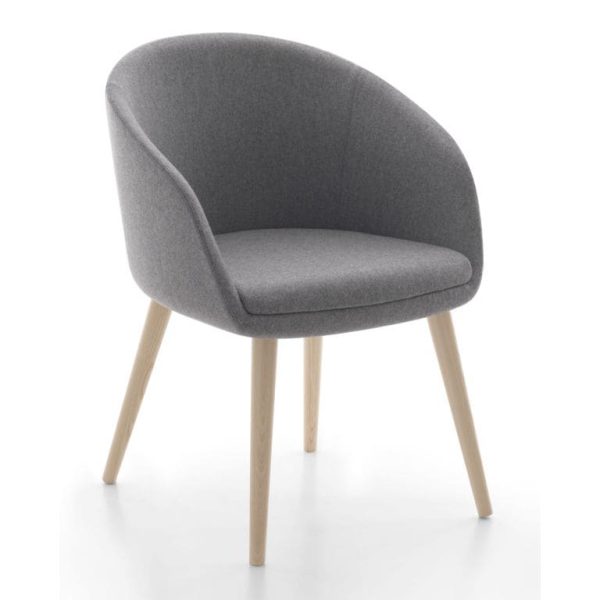 The curved backrest provides excellent support