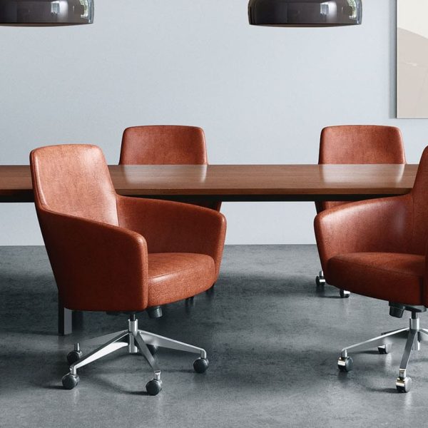 The plush seat enhances any decor