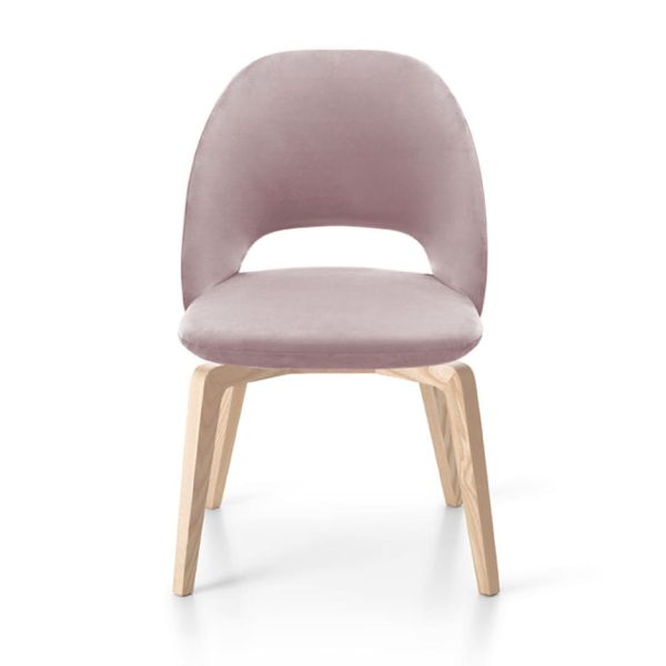 This armchair offers a blend of beauty and function