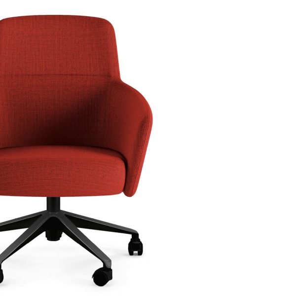 This comfortable grey chair is perfect for lounging