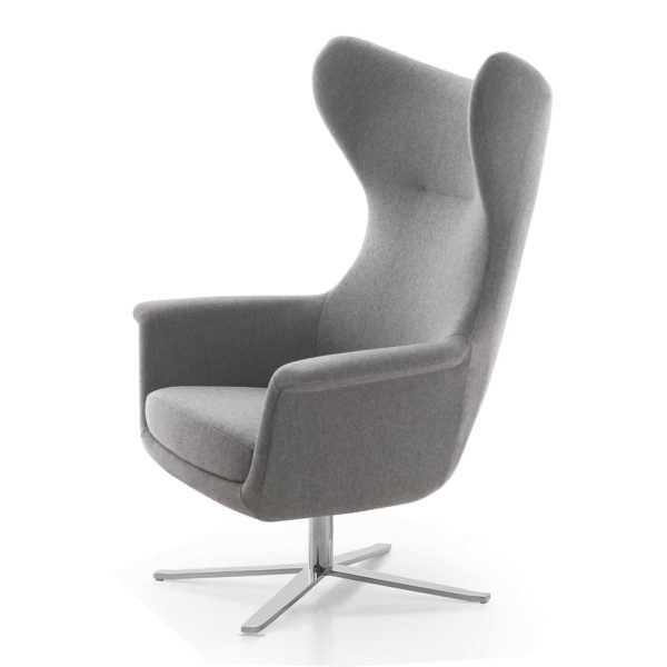 This cozy recliner provides perfect support
