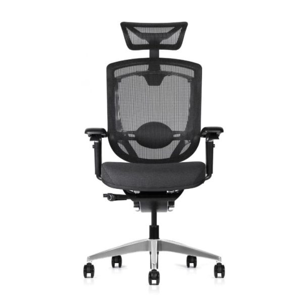Smooth pneumatic height adjustment ensures a perfect fit for any desk