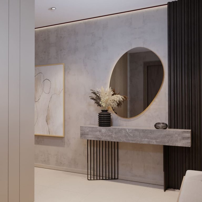 12 Backlit Wall Panel Design Ideas for Your Office - Arktura - Backlit Textured Apartment Feature Wall